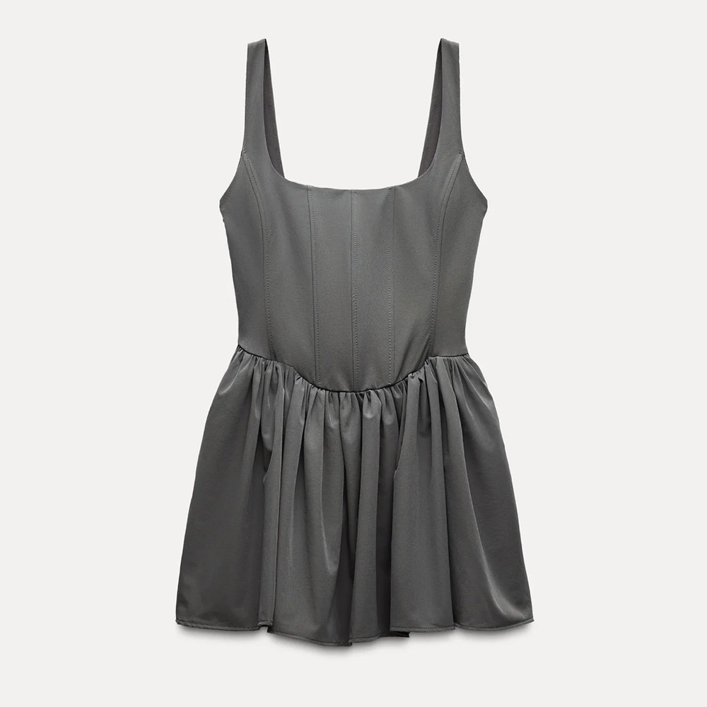 Zara - Ruched Corset Dress